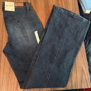 Shyanne Women's Blue Mid Rise Bootcut Denim Jeans